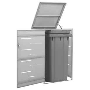 FENIKS VidaXL Lumarko Osłona na 69 x 77,5 x 115 cm, stal nierdzewna 149558 VidaXL - Kosze na śmieci - miniaturka - grafika 1