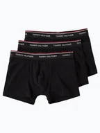 Majtki męskie - Tommy Hilfiger Obcisłe bokserki Mężczyźni Bawełna czarny jednolity, S - miniaturka - grafika 1