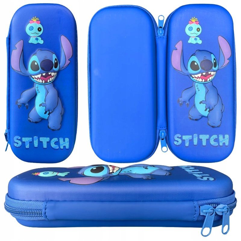 PIÓRNIK dziecięcy szkolny 3D do szkoły LILO i STITCH lekki piankowy BOX