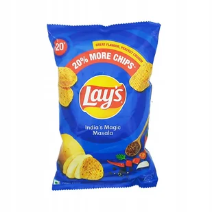 Chipsy o smaku indyjskim India's Magic Masala Lay's 48g - Chipsy - miniaturka - grafika 1