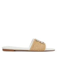 Klapki i japonki damskie - Klapki Nine West SMRL393661 Beżowy - miniaturka - grafika 1