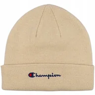 Czapki damskie - Czapka Zimowa Unisex Champion Beżowa 806064-Es057 Na Zimę Ciepła - miniaturka - grafika 1