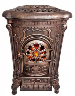 Agedin Piec żeliwny koza 9kW na drewno (kolor: złoty) 57680086 - Piece wolnostojące Agedin Piec żeliwny koza 9kW na drewno (kolor: złoty) 57680086 - Piece wolnostojące - miniaturka - grafika 4