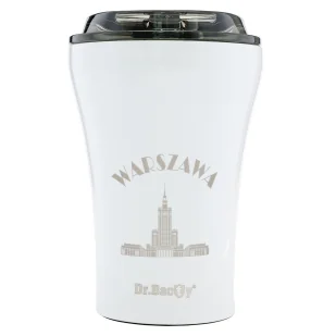 Kubek z grawerem Dr.Bacty Apollo 227 ml - Warszawa - biały - Kubki termiczne Kubek z grawerem Dr.Bacty Apollo 227 ml - Warszawa - biały - Kubki termiczne - miniaturka - grafika 1