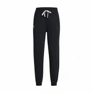 Spodnie sportowe damskie - Damskie spodnie dresowe Under Armour Rival Terry Jogger Rozmiar: S / Kolor: czarny/biały - miniaturka - grafika 1