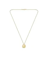 Naszyjniki męskie - Lacoste Męski naszyjnik z wisiorkiem z kolekcji VIGOR z żółtego złota - 2040411, Jeden rozmiar, Stal nierdzewna, Bez kamieni szlachetnych - miniaturka - grafika 1