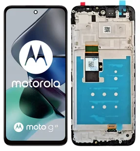 WYŚWIETLACZ EKRAN LCD DO MOTOROLA G23 RAMKA XT2333-1 - Części serwisowe do telefonów - miniaturka - grafika 1