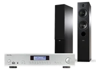 Zestawy stereo - Rotel A12 MkII (srebrny) + Tesi 5 (czarny) - miniaturka - grafika 1