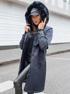 Kurtki damskie - Kurtka zimowa damska parka LUSTER granatowa Dstreet TY4018-L - miniaturka - grafika 1