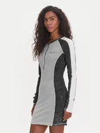 Sukienki - Guess Sukienka codzienna W5YK79 K1D80 Szary Regular Fit - miniaturka - grafika 1