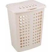 Kosze na bieliznę - Curver Kosz na bieliznę Victor 40 l kremowy - miniaturka - grafika 1