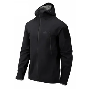 Kurtka męska Helikon-Tex Hardshell SQUALL - TorrentStretch - Czarna XXXL - Odzież taktyczna i umundurowanie - miniaturka - grafika 1