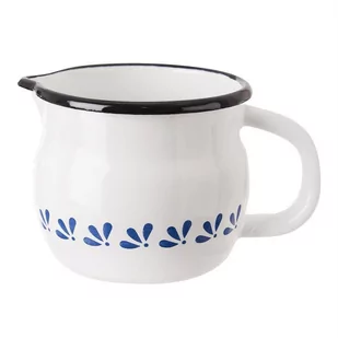 Orion Kubek garnek emaliowany retro 10 cm 0,8L 113510 - Kubki - miniaturka - grafika 1