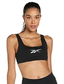 Biustonosze - Reebok Damski biustonosz sportowy z logo Cl Pf - miniaturka - grafika 1