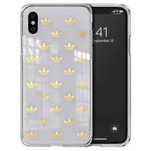 Adidas Oryginalne etui z motywem koniczyny, złote do iPhone X/Xs 8718846065351 - Etui i futerały do telefonów - miniaturka - grafika 1