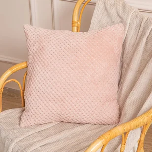 Koc 200 x 220 Pluszowy Mikrofibra Willy Beżowy - Koce - miniaturka - grafika 5