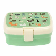 Zestawy naczyń dla dzieci - Rex London, Lunchbox z tacką dla dzieci, koty - miniaturka - grafika 1