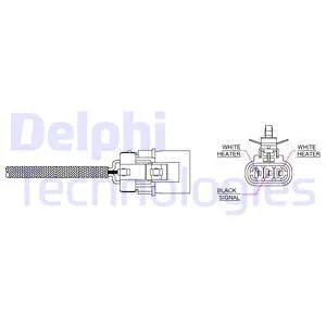 DELPHI SONDA LAMBDA ES10680-11B1 NISSAN PRIMERA 2.0L - Sondy lambda - miniaturka - grafika 1