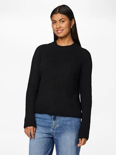 Pieces Sweter w kolorze czarnym - Swetry damskie - miniaturka - grafika 1