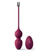 Kulki gejszy - Dorcel Love Balls Vibrating Kegel Balls with Remote Control Plum - miniaturka - grafika 1