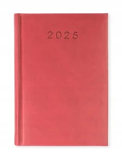 KALENDARZ książkowy A6 DZIENNY 2025 MAŁY TERMINARZ BORDOWY TURY PLANER - Kalendarze - miniaturka - grafika 1
