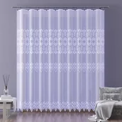 Firany - Firanka żakardowa metrażowa wys. 250 cm Arizema A147 biała - miniaturka - grafika 1
