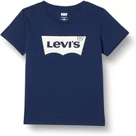 Koszulki dla dziewczynek - Levi's Kids Koszulka dziewczęca Lvg z krótkim rękawem graficzna koszulka, Średniowieczny niebieski, 24 Miesiące - miniaturka - grafika 1