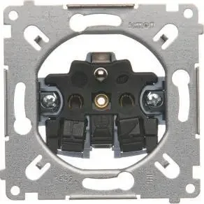 Kontakt Simon KONTAKT_SIMON Gniazdo pojedyncze z uziemieniem (mechanizm) SGZ1CM - Gniazdka elektryczne - miniaturka - grafika 1