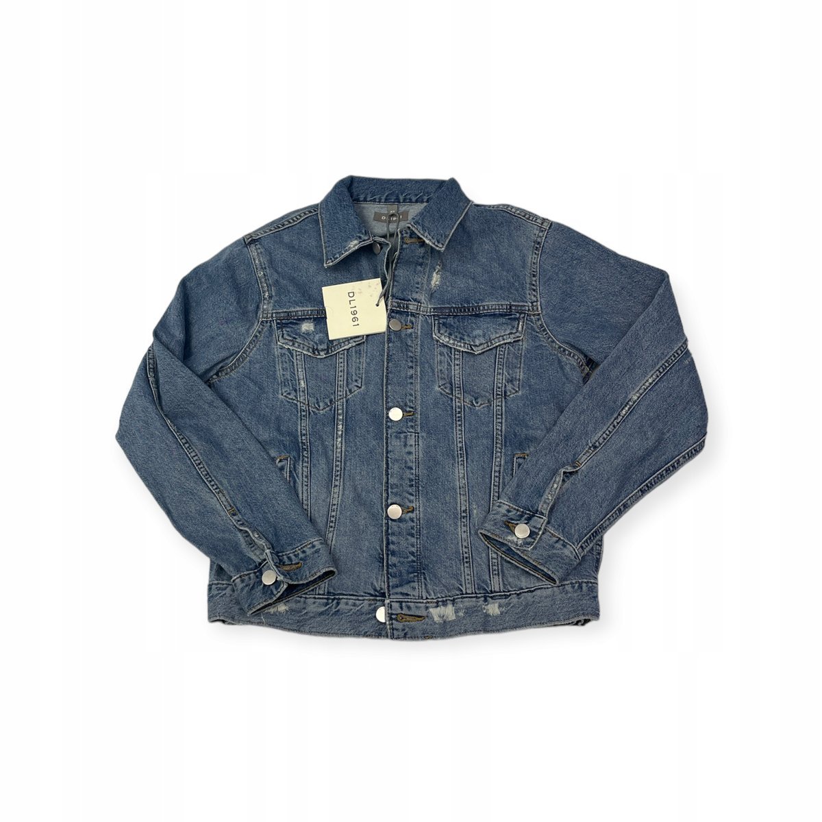 Jeansowa kurtka damska przetarcia DL1961 XS