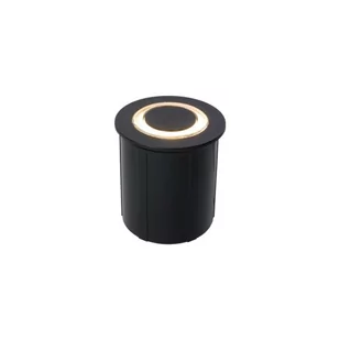 Nowodvorski Wpust LAMPA zewnętrzna CIRCLET LED 8163 ścienna OPRAWA outdoor LED 3W 3000K metalowa IP54 czarna 8163 - Lampy ogrodowe - miniaturka - grafika 1