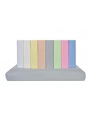 Prześcieradła dla dzieci - Dzidziuś veto Prześcieradło 120x60 Bawełna Szare - miniaturka - grafika 1