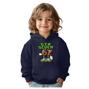 BLUZA DZIECIĘCA Z KAPTUREM 67 SIX SEVEN VIRAL 122-128 DLA DZIECKA PREZENT - Bluzy dla dziewczynek BLUZA DZIECIĘCA Z KAPTUREM 67 SIX SEVEN VIRAL 122-128 DLA DZIECKA PREZENT - Bluzy dla dziewczynek - miniaturka - grafika 1