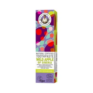 Agafia Agafia - Receptury Babuszki Agafii - Natural Toothpaste - Wild Apple of Siberia - Naturalna pasta do zębów - Dzikie Jabłko z Syberii - 85 g - Płyny do płukania jamy ustnej - miniaturka - grafika 4
