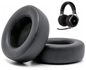 Akcesoria do słuchawek - Nauszniki Pady Gąbki do Corsair Virtuoso RGB WIRELESS CARBON Czarne - miniaturka - grafika 1