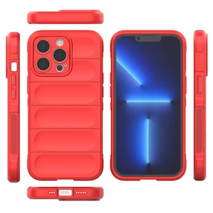 Magic Shield Case etui do iPhone 13 Pro elastyczny pancerny pokrowiec czerwony - Etui i futerały do telefonów - miniaturka - grafika 8