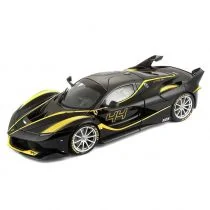Ferrari FXX-K 44 black 1:18 BBURAGO - Samochody i pojazdy dla dzieci - miniaturka - grafika 1