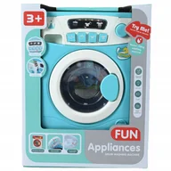 Zabawy w naśladowanie dorosłych - PRALKA AUTOMATYCZNA RUCHOMY BĘBEN 4 PROGRAMY ŚWIATŁO DŹWIĘK - miniaturka - grafika 1