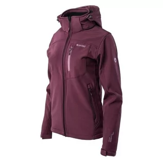 Kurtki i kamizelki sportowe damskie - HI-TEC Damski Softshell HI-TEC LADY MANUELA M000150174 - grafika 1