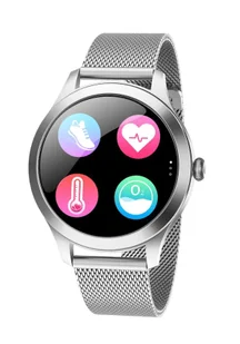 Maxcom FW42 Srebrny - Smartwatch - miniaturka - grafika 1