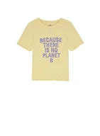 Koszulki i topy damskie - ECOALF Ramialf T-Shirt Damski, Złoty polar, M - miniaturka - grafika 1