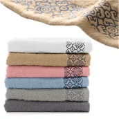 Ręczniki - Komplet Ręczników 70 x 140 6szt. Bawełna Narcis 04 - miniaturka - grafika 1