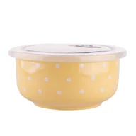 Miski i półmiski - Altom Miska z pokrywką, 550 ml, żółty - miniaturka - grafika 1