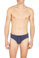 Kąpielówki męskie - Emporio Armani Swimwear Men's Emporio Armani Black Label Swim Briefs, Dark Land, 52, Dark Land - miniaturka - grafika 1