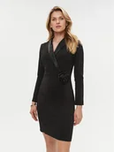 Sukienki - Rinascimento Sukienka koktajlowa CFC0019220002 Czarny Regular Fit - miniaturka - grafika 1