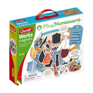Quercetti Montessori Play Układanka magnetyczna Zawody 0623 - Zabawki interaktywne dla dzieci - miniaturka - grafika 2
