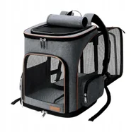 Torebki damskie - Lekesky plecak dla kota psa królika składany rozszerzany torba transportowa - miniaturka - grafika 1