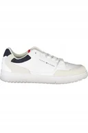 Buty sportowe męskie - Męskie buty sportowe Tommy Hilfiger białe Kolor: biały, rozmiar: 40 - miniaturka - grafika 1