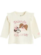 Kaftaniki dla niemowląt - COOL CLUB Koszulka w kolorze kremowym - miniaturka - grafika 1