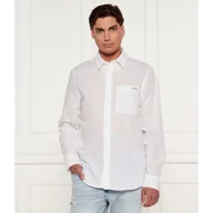 Koszule męskie - Calvin Klein Jeans Lniana koszula Regular Fit - miniaturka - grafika 1