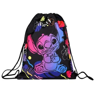 Coolpack Beta Disney Black Worek Na Buty Sportowy Stitch Czarny - Worki na buty - miniaturka - grafika 1